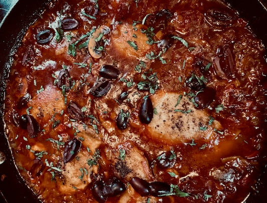 chicken cacciotore recipe with original 76 or spicy 89 tomato sauce