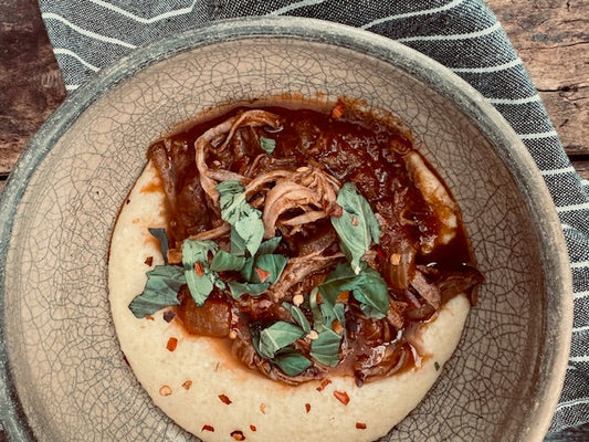 italian braised beef ragu with the Sunday Sauce company original 76